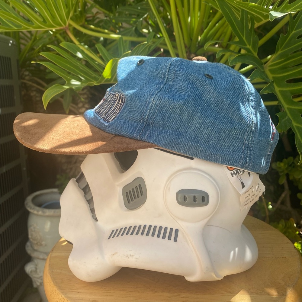 Disneyland Blue and Brown Denim Cap - Picture 2 of 4